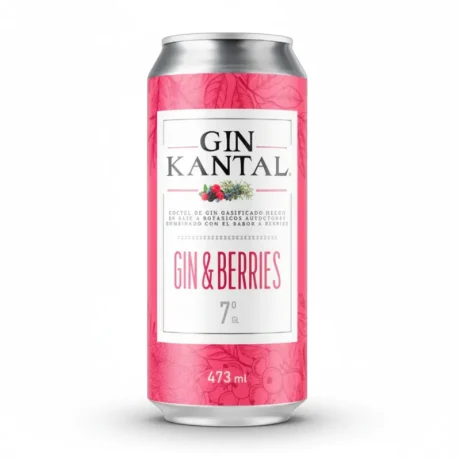GIN KANTAL BERRIES Y GIN  473 CC