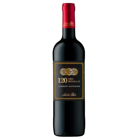 VINO 120 TRES MEDALLAS CABERNET S. 700 ML