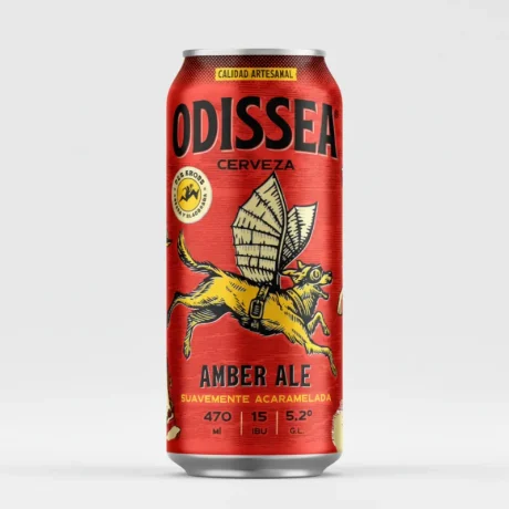 Cerveza Odissea Amber Ale 470cc