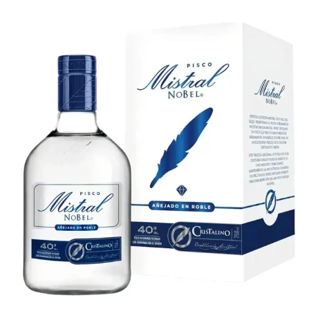 Pisco Mistral Nobel Cristalino 750 ml