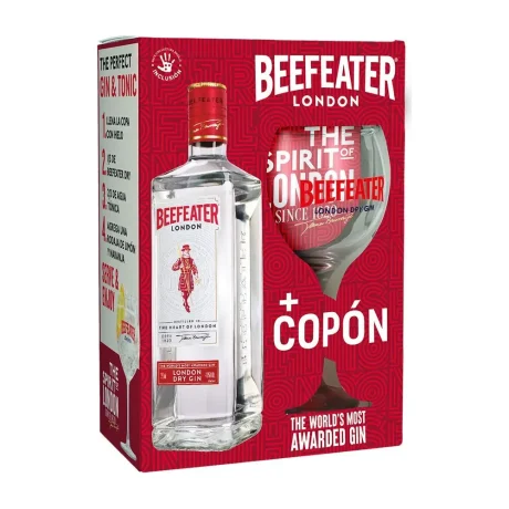 Pack Gin Beefeater London Dry 40° 750cc + Copón