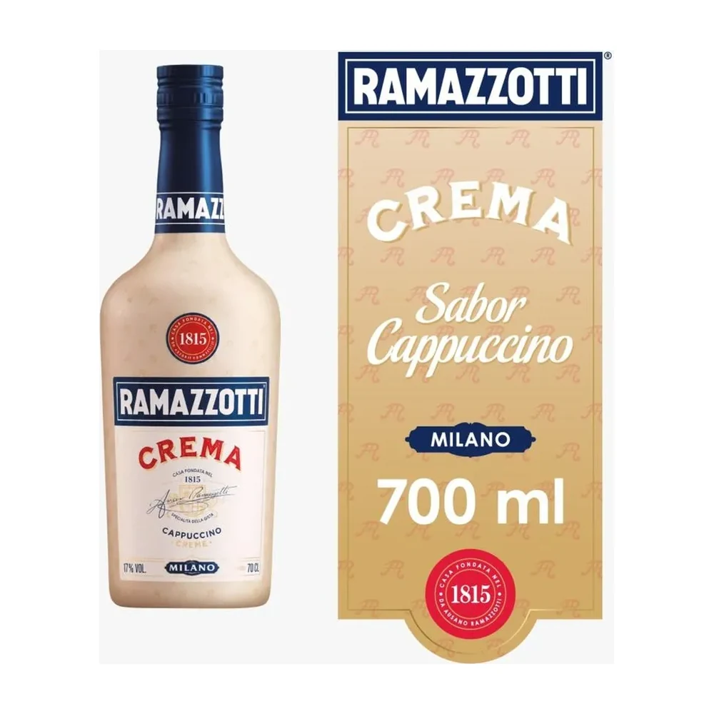 Licor Crema Ramazzotti Cappuccino 17° 700 cc Licor Crema Ramazzotti Cappuccino 17° 700 cc